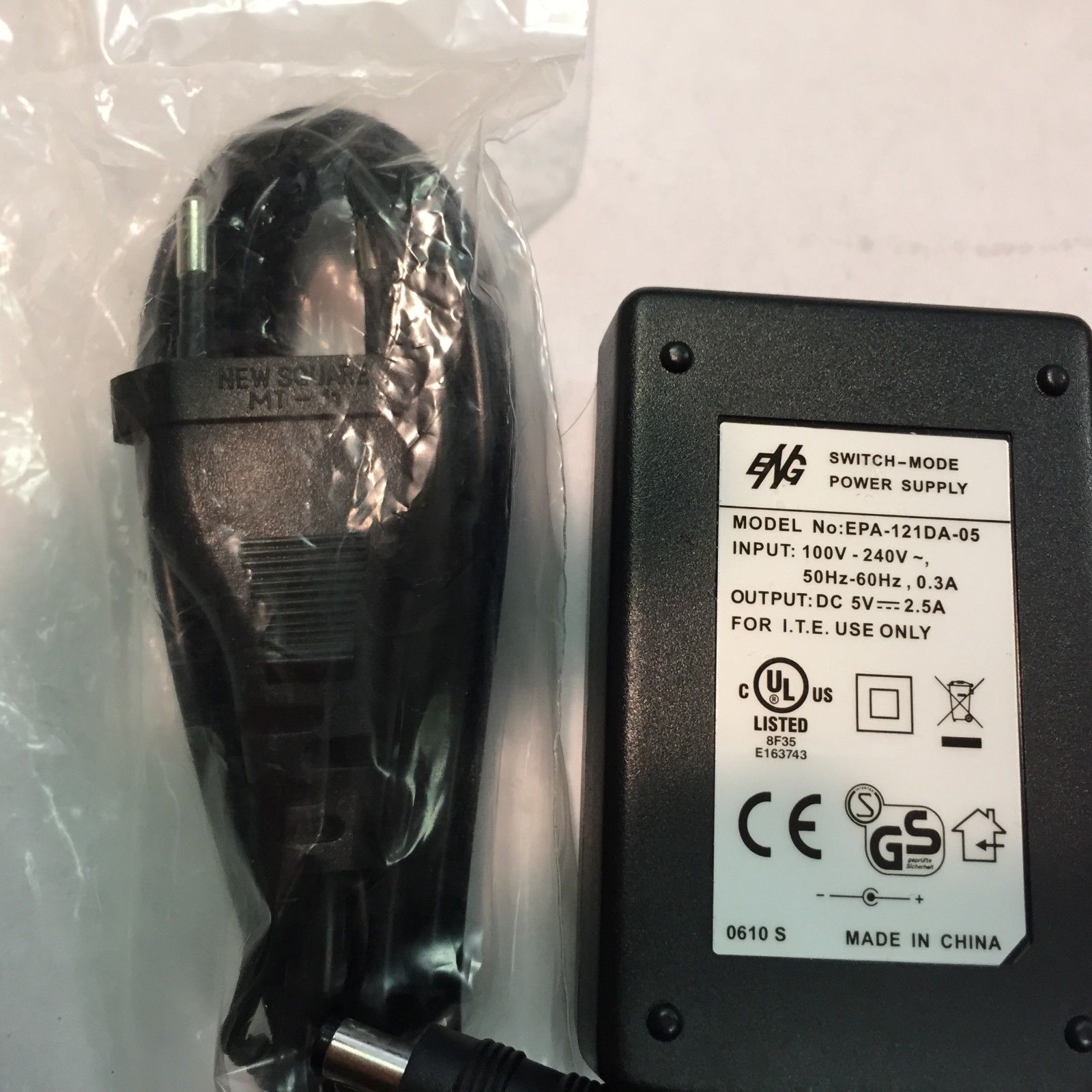 New ENG AC ADAPTER 5V 2.5A EPA-121DA-05 FOR COMPAQ IPAQ H3900 100V-240V Switch Mode power supply